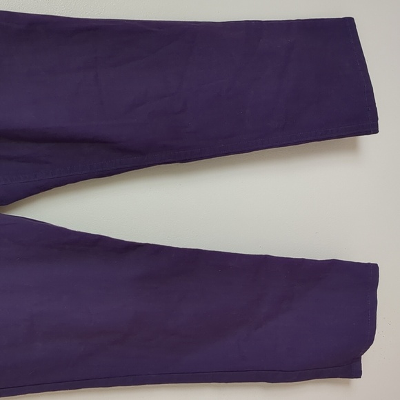 Size 16/32 Code Blue Marielle Slim Straight Blingy Purple Denim Jeans 16 - Picture 5 of 12